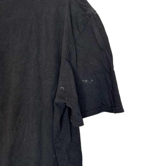 Billie Eilish Green Anime Sketch Boxy Black Music Tour T-Shirt 2021 Size L D548 - Picture 4 of 7